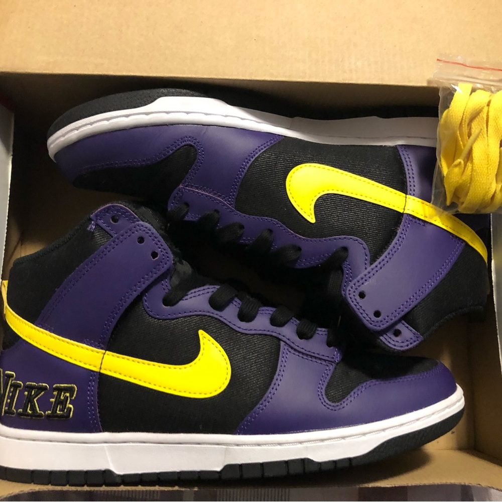 Nike Dunk High Sneakers “Lakers”